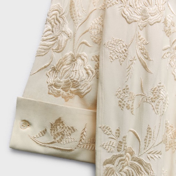 Zara embroidered macrame dress limited edition Size M-L - Picture 13 of 14